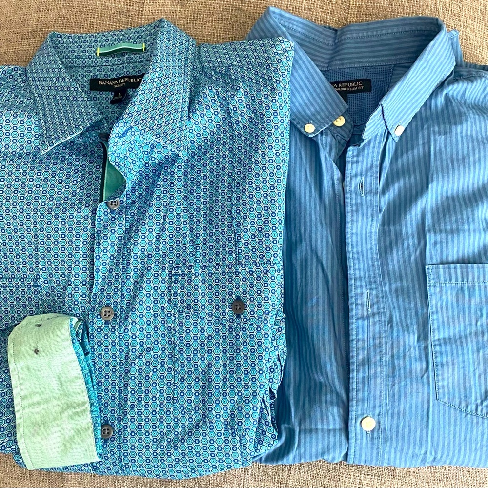 Banana Republic large button down shirts